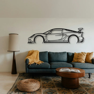Exige 430 CUP 2020 Classic Silhouette Metal Wall Art - Tinvibe