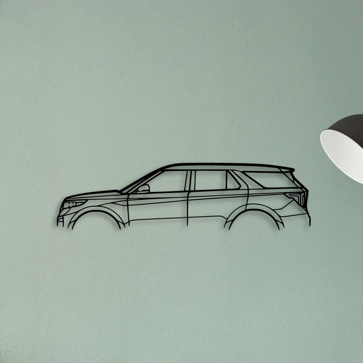 Explorer 2022 Classic Silhouette Metal Wall Art - Tinvibe