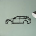 F Pace SVR 2 Classic Silhouette Metal Wall Art - Tinvibe