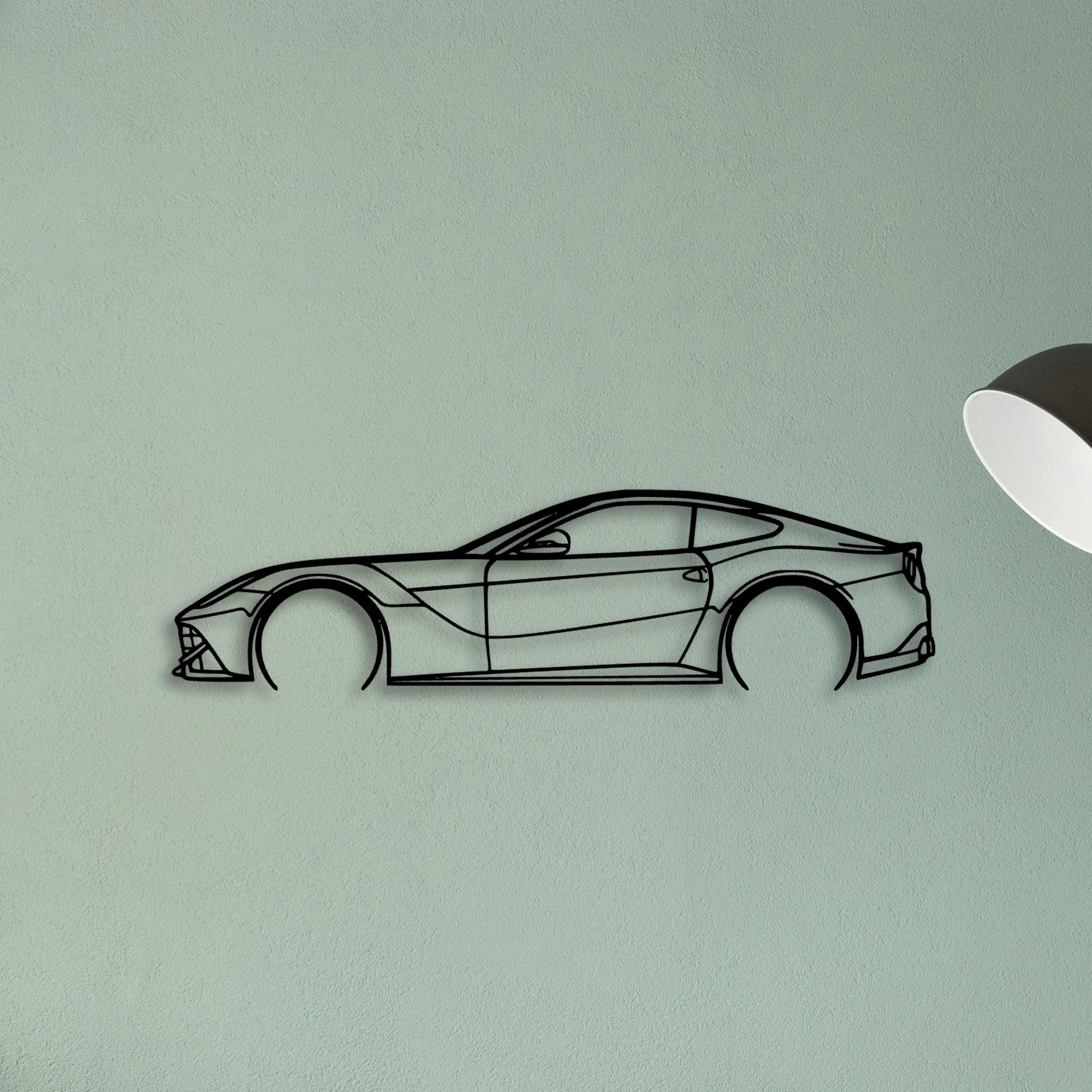F12 2 Classic Silhouette Metal Wall Art - Tinvibe