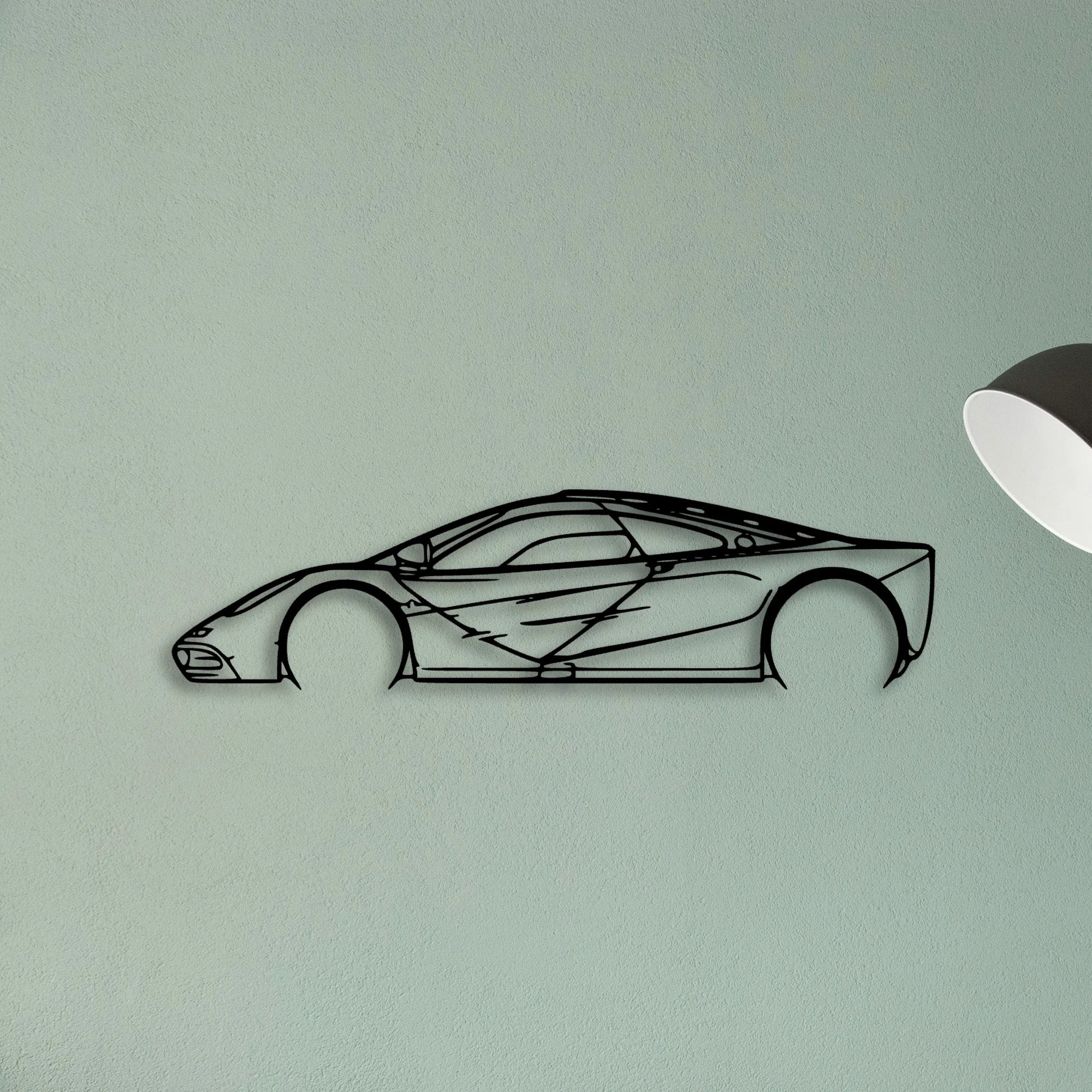 F1 1997 Classic Silhouette Metal Wall Art - Tinvibe