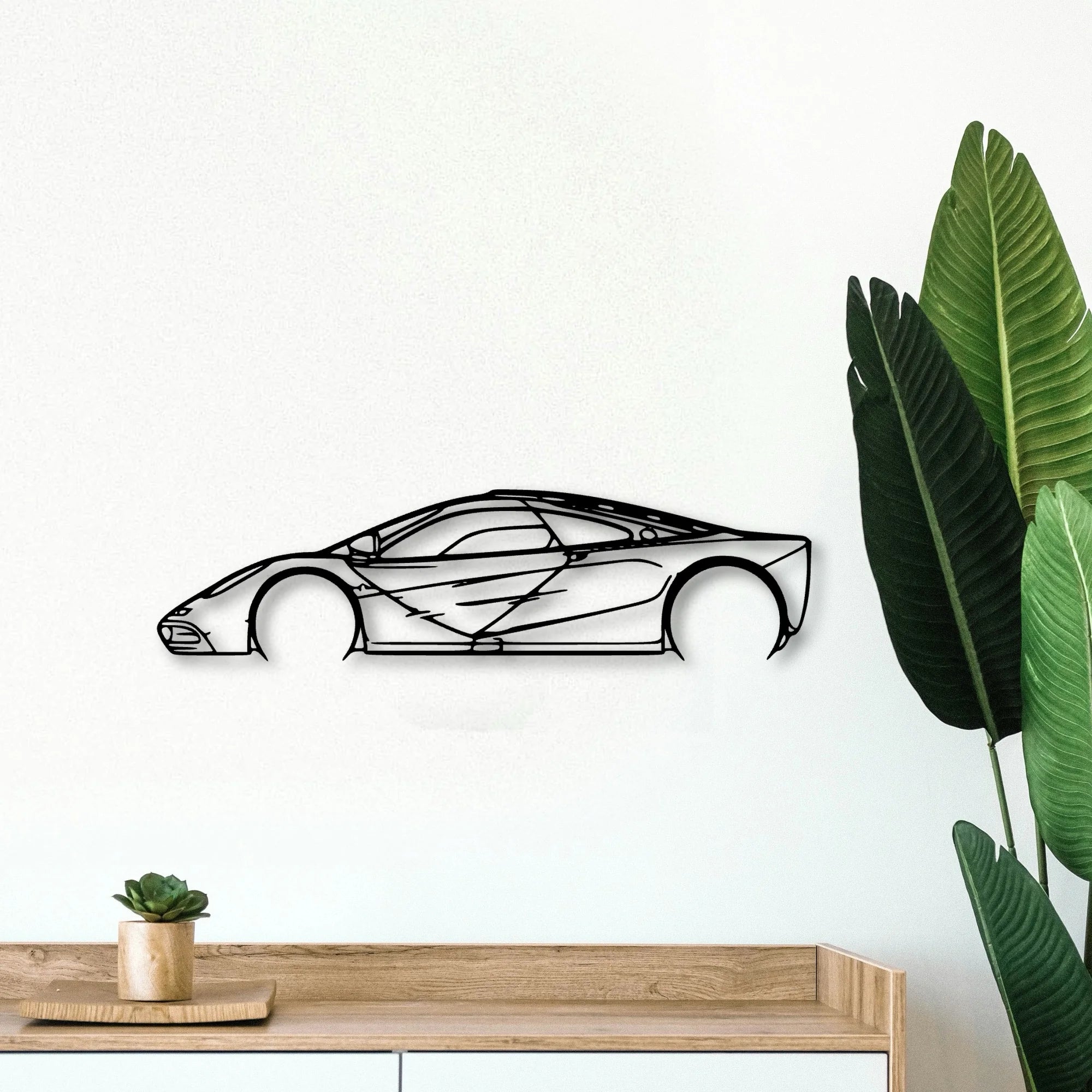 F1 1997 Classic Silhouette Metal Wall Art - Tinvibe