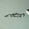 F1 2024 SF 24 Classic Silhouette Metal Wall Art - Tinvibe