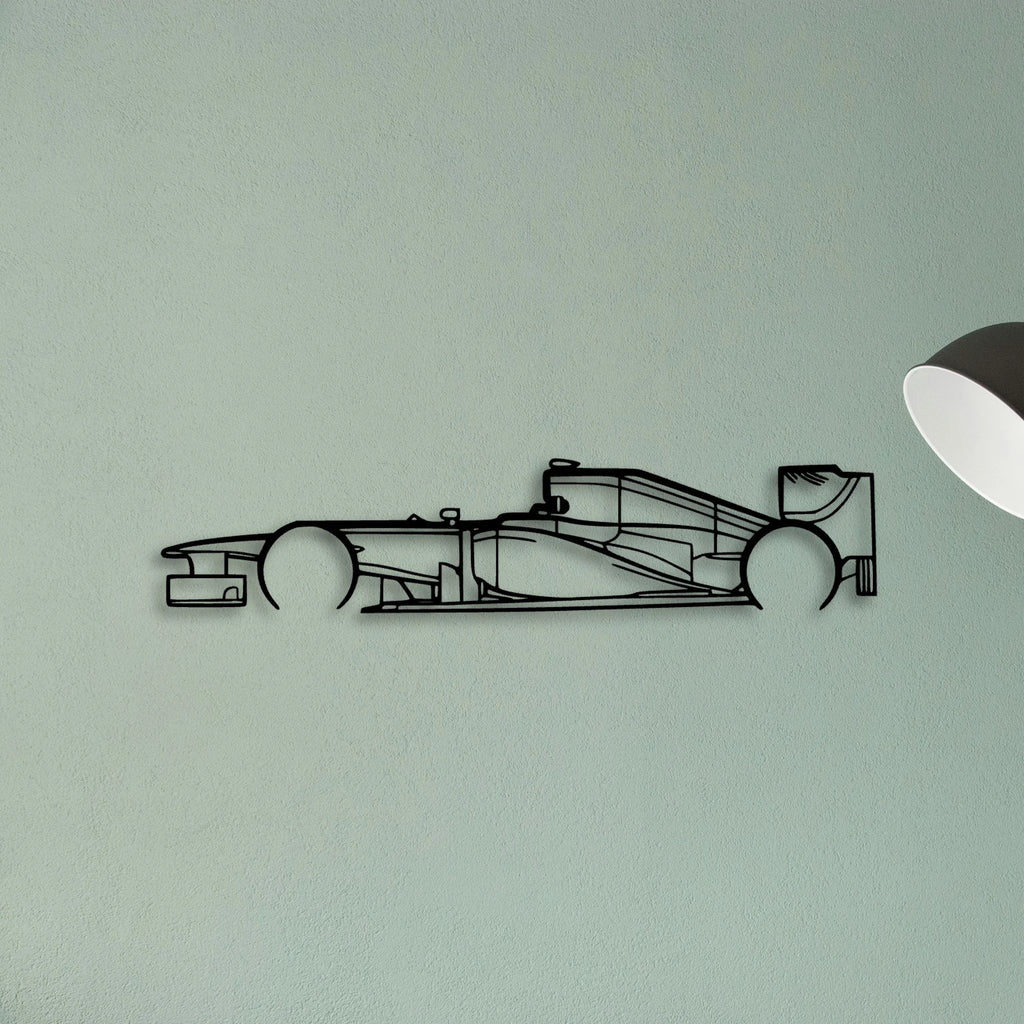 F1 RB8 2012 Classic Silhouette Metal Wall Art - Tinvibe