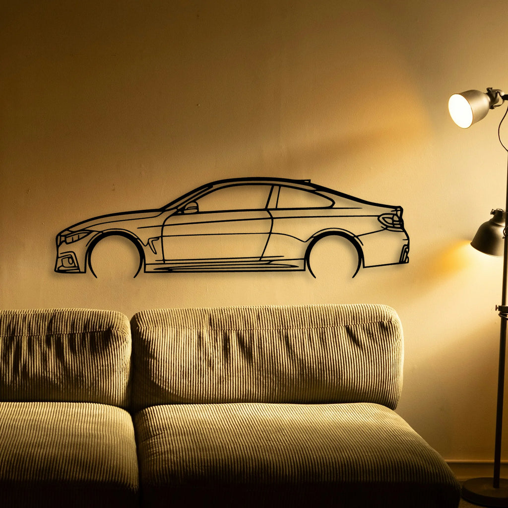 F32 M Classic Silhouette Metal Wall Art - Tinvibe
