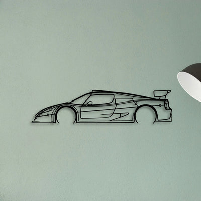 F50 GT Classic Silhouette Metal Wall Art - Tinvibe