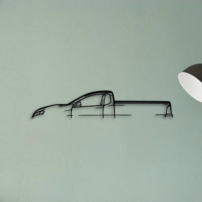 F6 Falcon UTE Classic Silhouette Metal Wall Art - Tinvibe