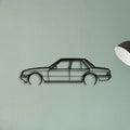 Falcon XF 1987 Classic Silhouette Metal Wall Art - Tinvibe