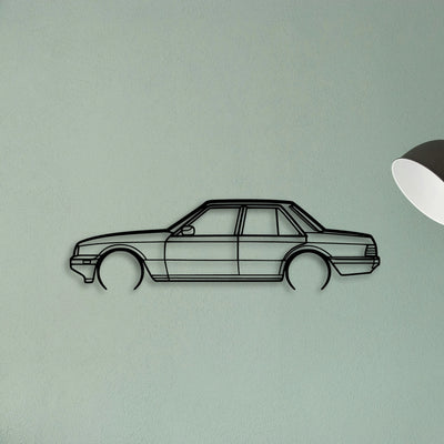 Falcon XF 1987 Classic Silhouette Metal Wall Art - Tinvibe