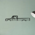 Fargo 1969 Classic Silhouette Metal Wall Art - Tinvibe