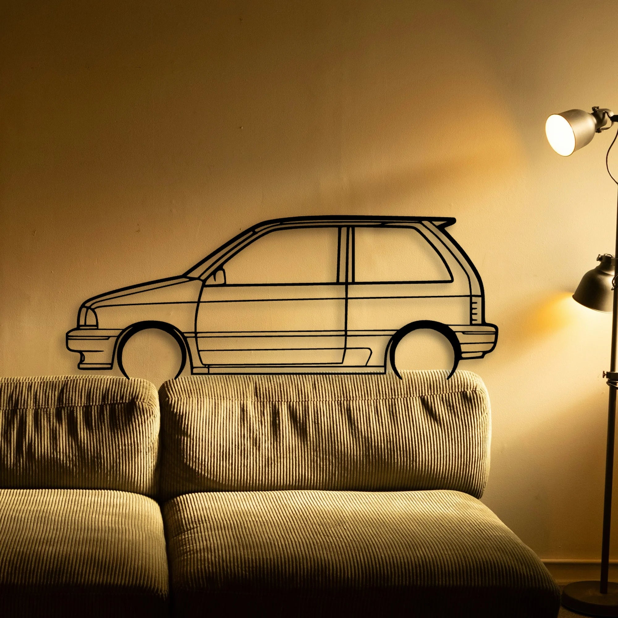 Festiva 1993 Classic Silhouette Metal Wall Art - Tinvibe