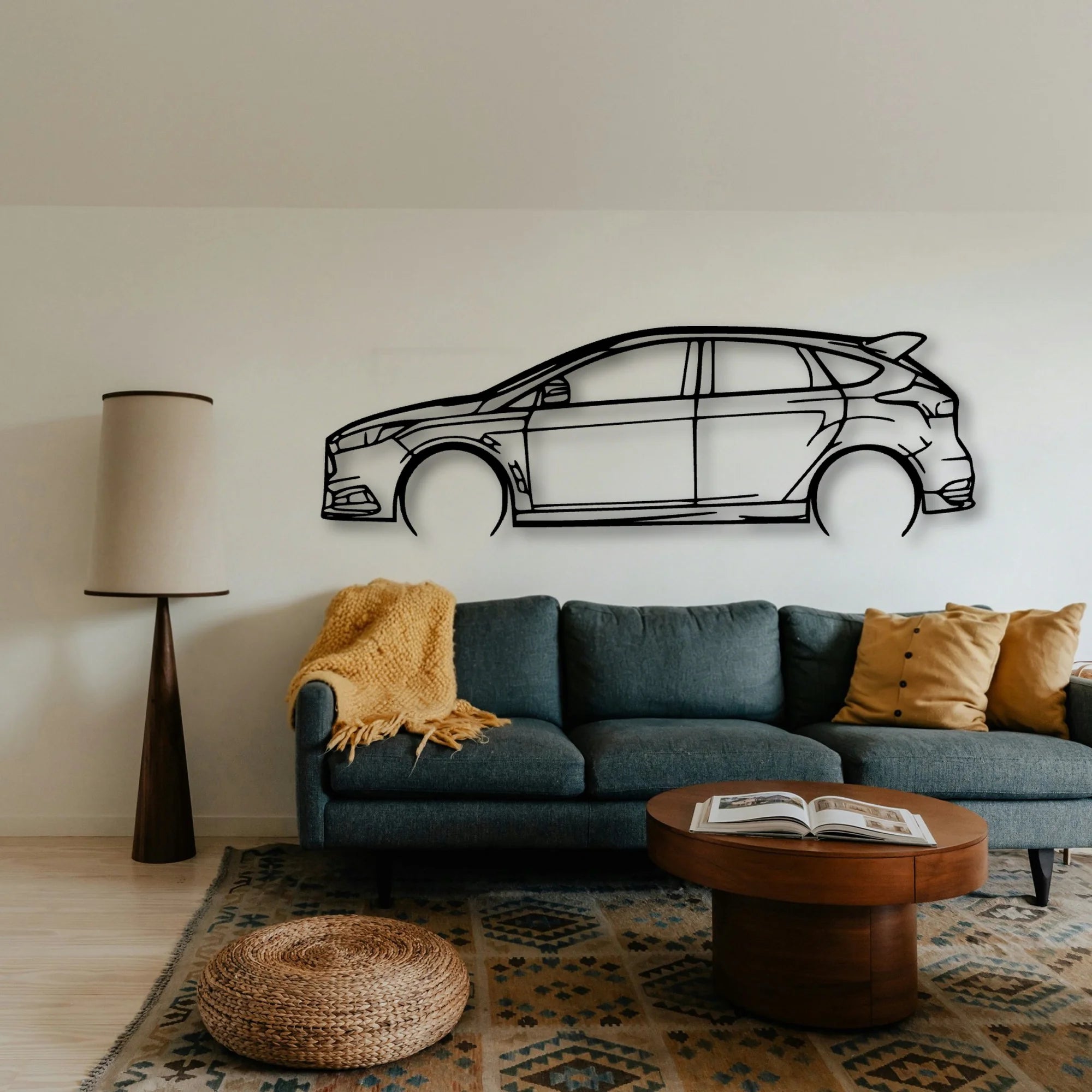 Focus ST 2016 Classic Silhouette Metal Wall Art - Tinvibe