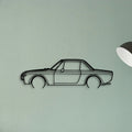Fulvia 1970 Classic Silhouette Metal Wall Art - Tinvibe