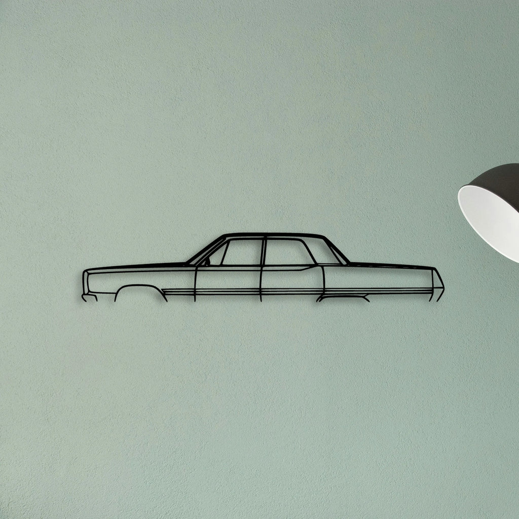 Fury 1967 Classic Silhouette Metal Wall Art - Tinvibe