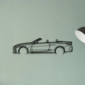 G23 4 Series Convertible 2021 Classic Silhouette Metal Wall Art - Tinvibe