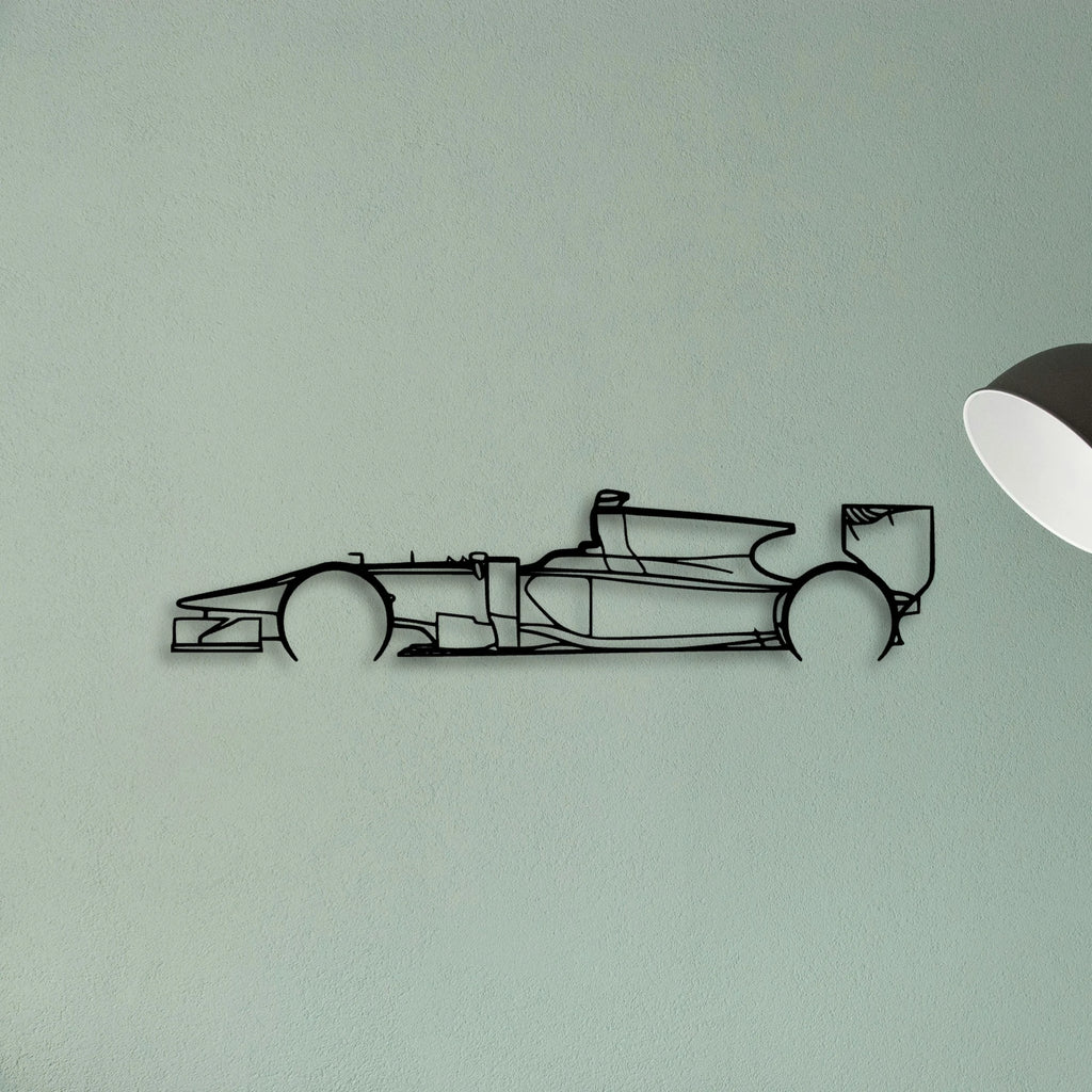GP2 11 Classic Silhouette Metal Wall Art - Tinvibe