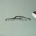 GTO 1968 Classic Silhouette Metal Wall Art - Tinvibe