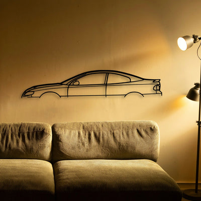 GTO 2006 Classic Silhouette Metal Wall Art - Tinvibe