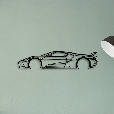GT MK2 3 Classic Silhouette Metal Wall Art - Tinvibe