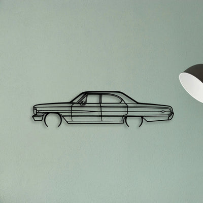Galaxie 500XL Classic Silhouette Metal Wall Art - Tinvibe