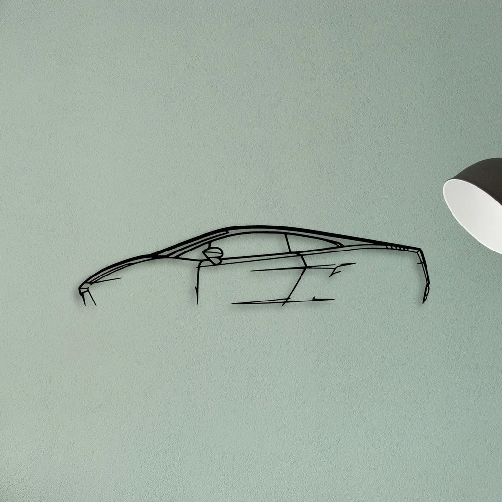 Gallardo Classic Silhouette Metal Wall Art - Tinvibe