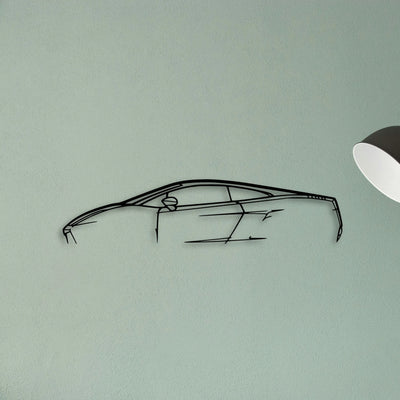 Gallardo Classic Silhouette Metal Wall Art - Tinvibe