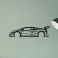 Gallardo Super Trofeo 2 Classic Silhouette Metal Wall Art - Tinvibe