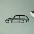 Golf Rallye Classic Silhouette Metal Wall Art - Tinvibe