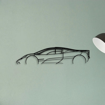 Gordon Murray T50 Classic Silhouette Metal Wall Art - Tinvibe