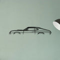 Gran Torino Sport 1972 Classic Silhouette Metal Wall Art - Tinvibe