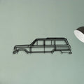 Grand Wagoneer Classic Silhouette Metal Wall Art - Tinvibe