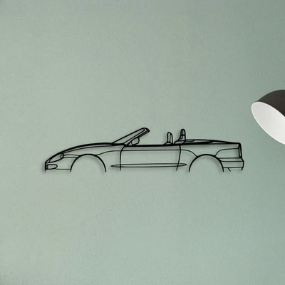Gransport Spyder Classic Silhouette Metal Wall Art - Tinvibe
