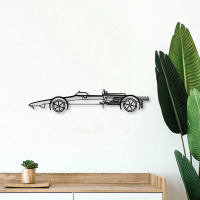 Gurney Eagle 1967 2 Classic Silhouette Metal Wall Art - Tinvibe