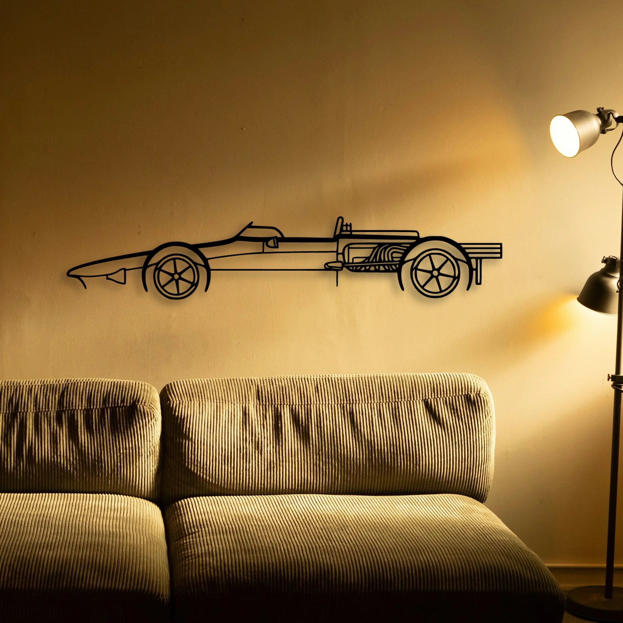 Gurney Eagle 1967 2 Classic Silhouette Metal Wall Art - Tinvibe