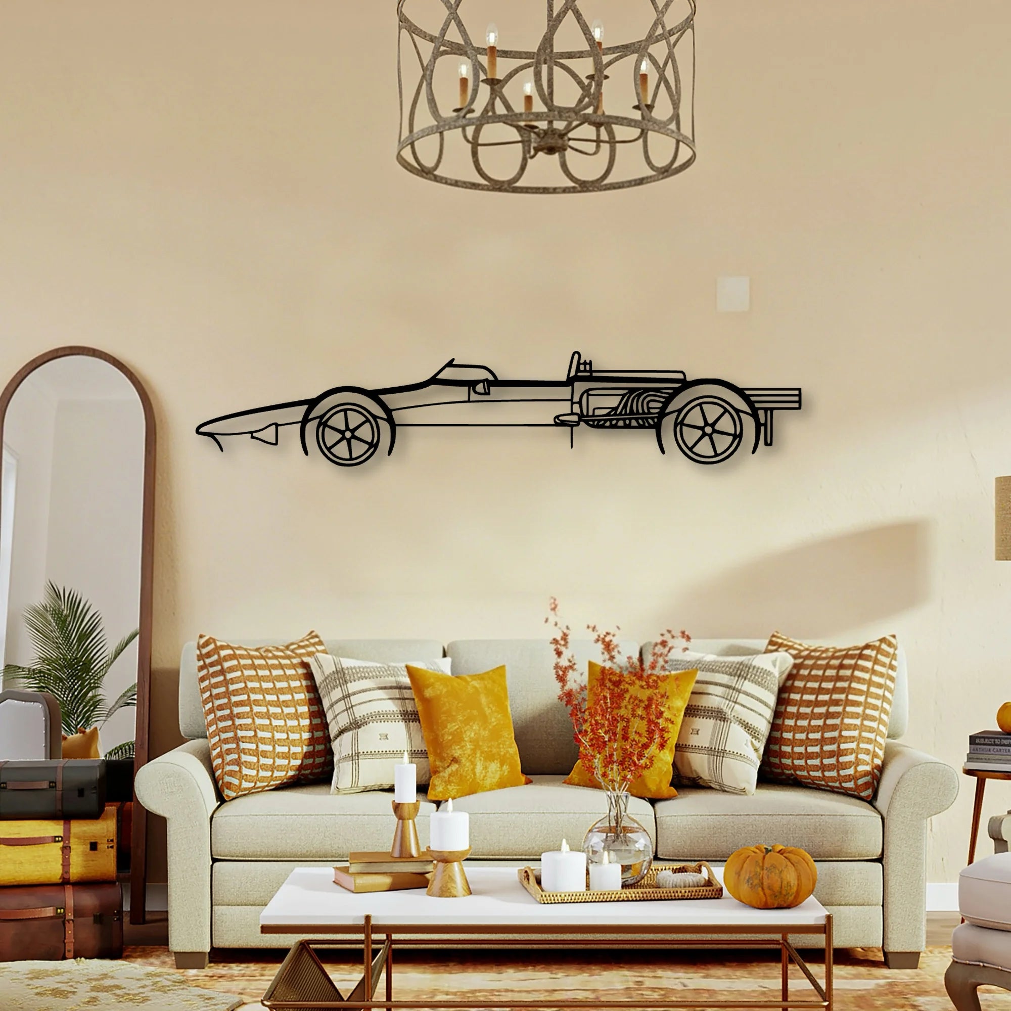 Gurney Eagle 1967 2 Classic Silhouette Metal Wall Art - Tinvibe