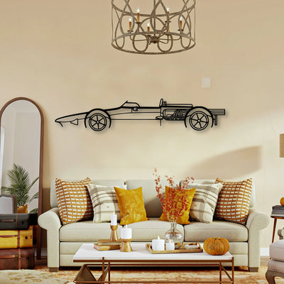 Gurney Eagle 1967 2 Classic Silhouette Metal Wall Art - Tinvibe