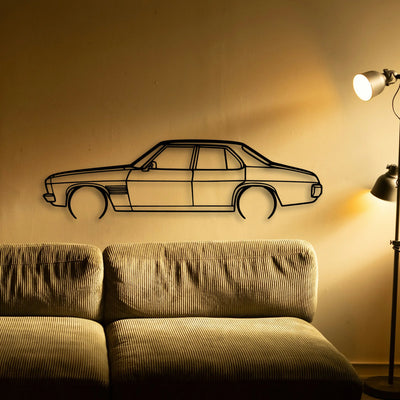 HSV HQ Monaro 1974 Classic Silhouette Metal Wall Art - Tinvibe