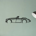 Healey 3000 1966 Classic Silhouette Metal Wall Art - Tinvibe