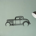 Highboy Coupe 1932 Classic Silhouette Metal Wall Art - Tinvibe