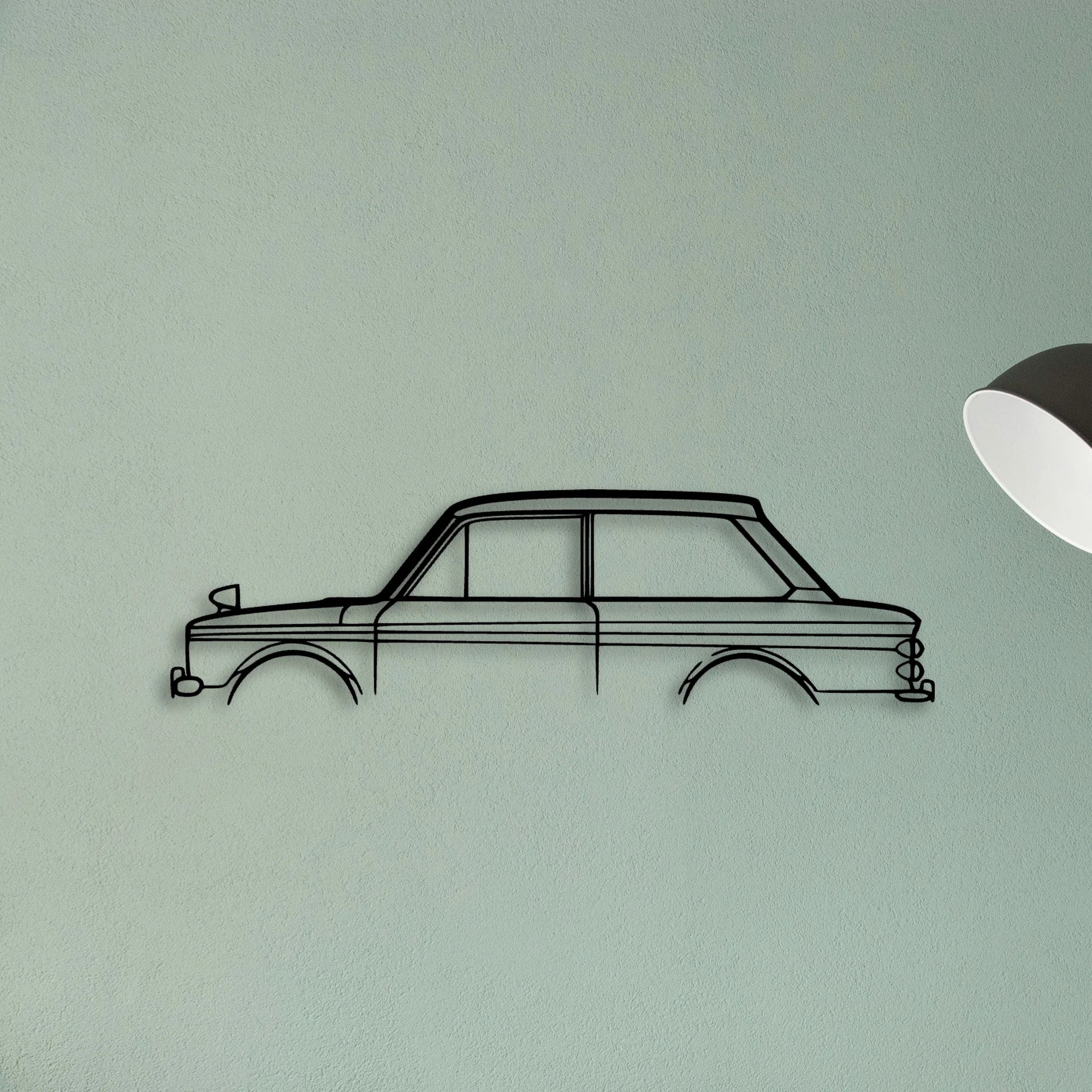 Hilman IMP 1966 Classic Silhouette Metal Wall Art - Tinvibe