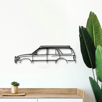 Hilux Surf 1996 Classic Silhouette Metal Wall Art - Tinvibe