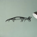 Huracan GT3 Classic Silhouette Metal Wall Art - Tinvibe