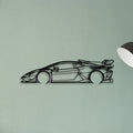 Huracan Super Trofeo EVO2 Classic Silhouette Metal Wall Art - Tinvibe
