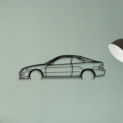 Integra GS R 1994 Classic Silhouette Metal Wall Art - Tinvibe