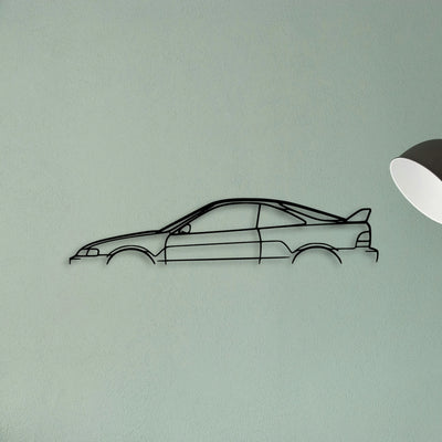 Integra Type R 1998 Classic Silhouette Metal Wall Art - Tinvibe