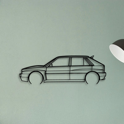 Integrale 2 Classic Silhouette Metal Wall Art - Tinvibe