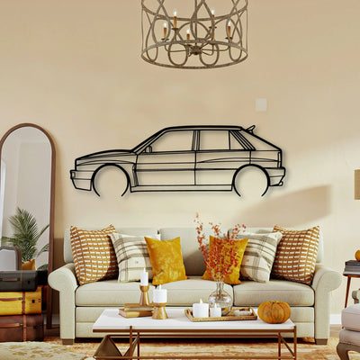 Integrale 2 Classic Silhouette Metal Wall Art - Tinvibe