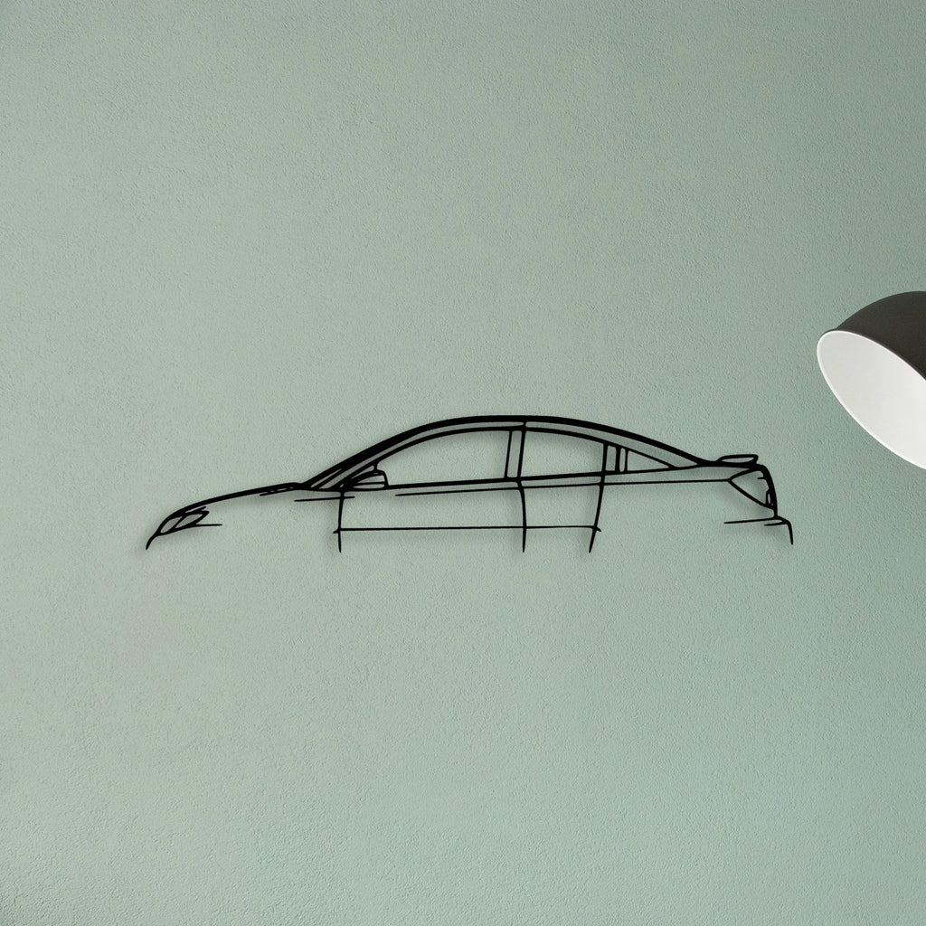 ION 2006 Classic Silhouette Metal Wall Art - Tinvibe