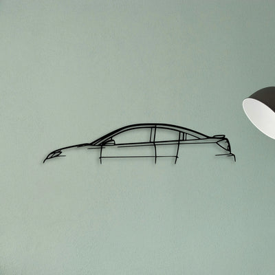 ION 2006 Classic Silhouette Metal Wall Art - Tinvibe