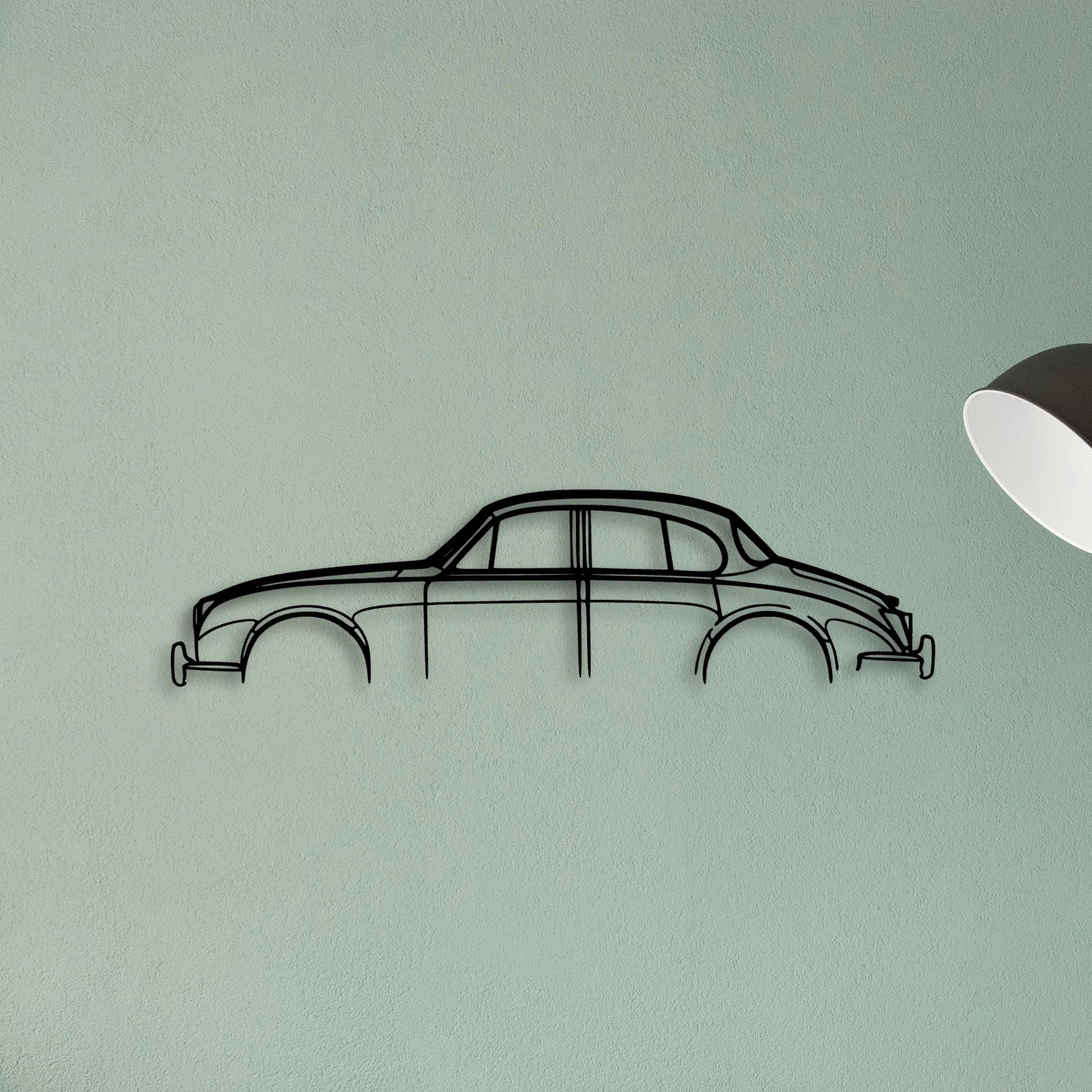 J Mark 2 Classic Silhouette Metal Wall Art - Tinvibe